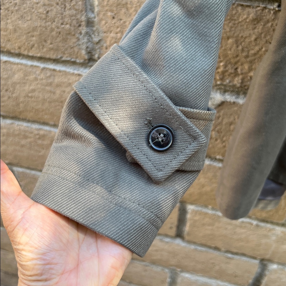 William Rast military Blazer/jacket w/ Button Detail and pockets olive green XS‎ - Picture 9 of 14